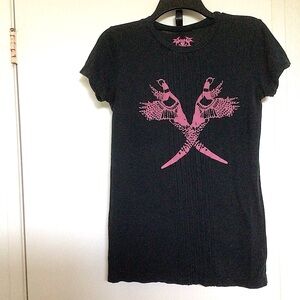 Vintage Free People Bird Graphic Tee